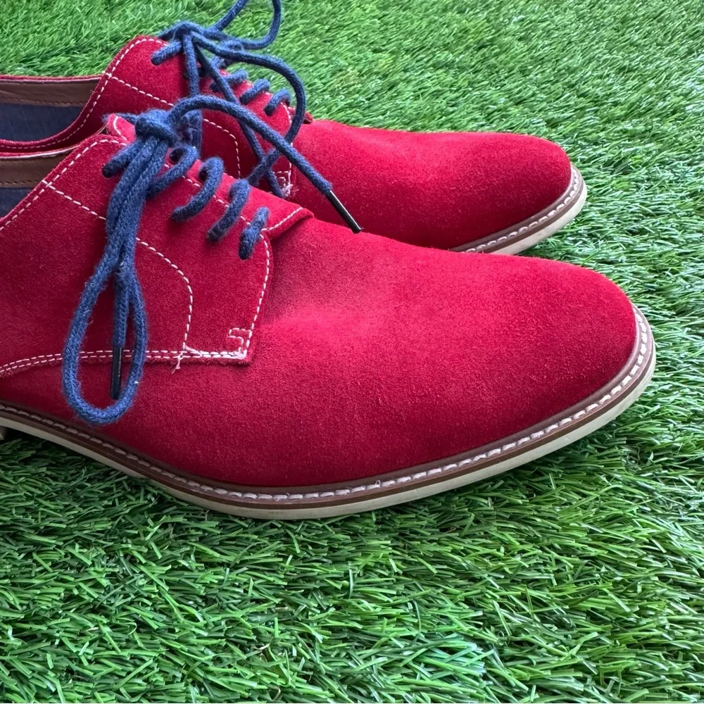 ALDO Red Suede Men’s laced Oxford Shoes